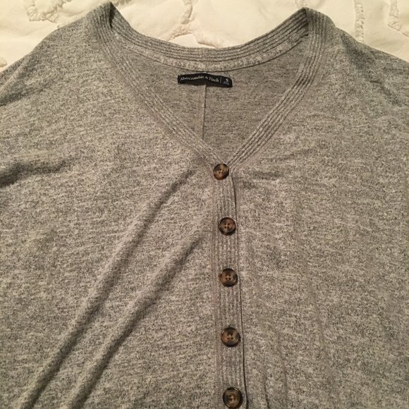 Gray Cardigan (super soft!!) - Picture 2 of 5